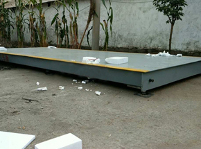 許昌長葛長城鐵藝廠2.2x5m電子汽車衡