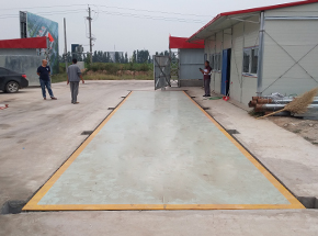 濮陽南樂縣人民醫(yī)院項(xiàng)目120噸地磅