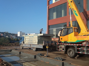 洛陽嵩縣建業(yè)城一期120噸地磅