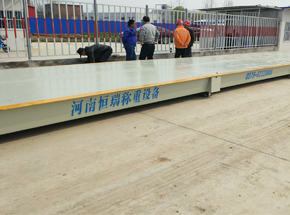 信陽固始湖畔春天項(xiàng)目16m-100噸地磅