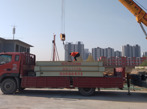 洛陽偃師德福園項(xiàng)目12m-100噸地磅