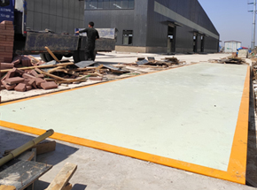 鄭州中牟伊人環(huán)保16m-100噸地磅