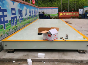 信陽固始龍澤佳園項(xiàng)目9m-100T地磅