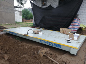 開(kāi)封杞縣聶莊合作社30噸電子地磅