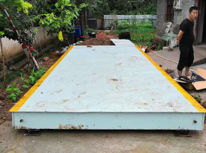 三門峽盧氏縣竹園村30噸電子地磅