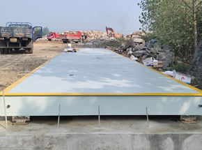 湖北荊門市207國(guó)道石料廠100噸地磅