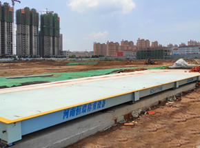 信陽(yáng)固始長(zhǎng)城建筑工程公司100噸地磅