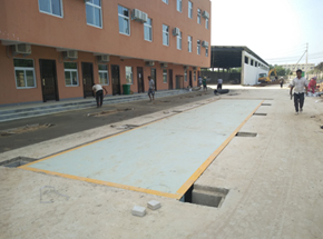 開(kāi)封捷儀環(huán)保一進(jìn)一出雙向100噸地磅