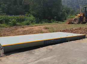 盧氏縣030縣道4m定額10噸電子磅