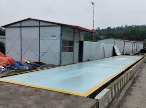 中鐵十二局：榆社縣拌合站150噸地磅