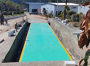 信陽商城綠緣來茶林合作社100噸地磅