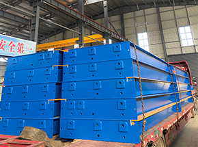 出口圭亞那100噸2臺(tái)分體地磅