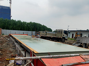 信陽(yáng)市潢川縣利民科技路燈廠150噸地磅